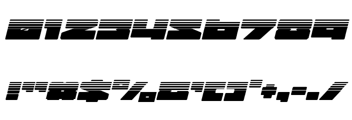 Bad Axe Halftone Italic Font OTHER CHARS