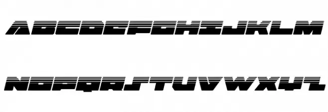 Bad Axe Halftone Italic Polices MAJUSCULES