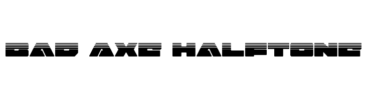 Bad Axe Halftone  नि: शुल्क फ़ॉन्ट्स डाउनलोड