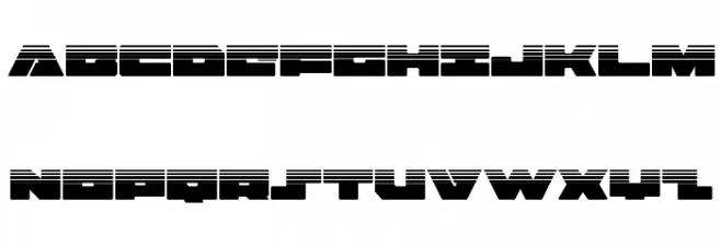 Bad Axe Halftone Шрифта ВЕРХНИЙ