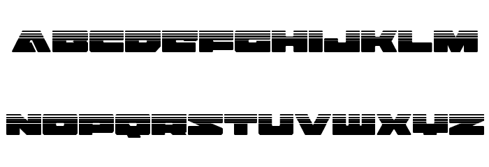 Bad Axe Halftone Font LOWERCASE