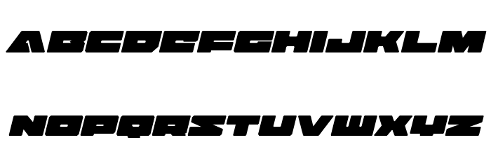 Bad Axe Italic Fonte MINÚSCULAS