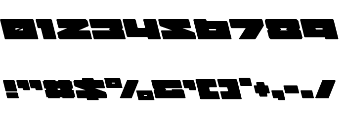 Bad Axe Leftalic Font OTHER CHARS