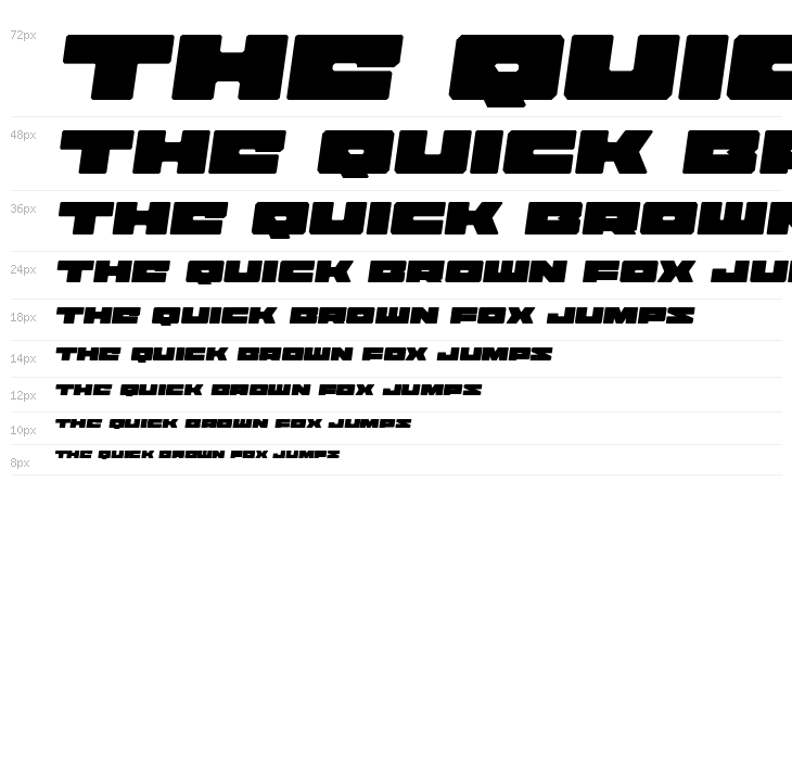 Bad Axe Semi-Italic Waterfall