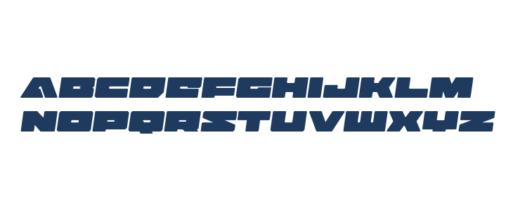 Bad Axe Semi-Italic Lowercase