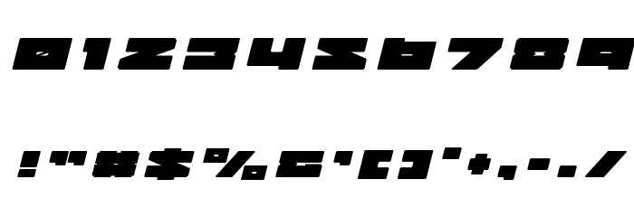 Bad Axe Title Italic Font OTHER CHARS