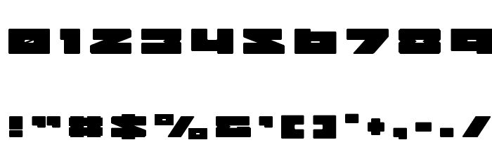 Bad Axe Title Font OTHER CHARS
