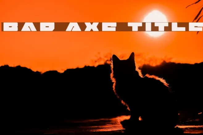 Bad Axe Title Example 2