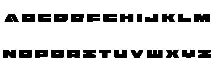 Bad Axe Title Font LOWERCASE