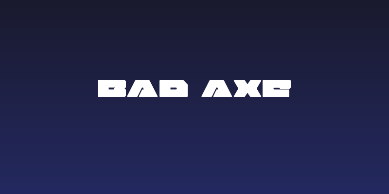Bad Axe Social Header
