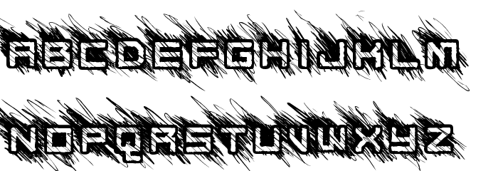 Bad Behaviour Font LOWERCASE