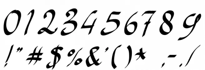 Bad Boys Font OTHER CHARS