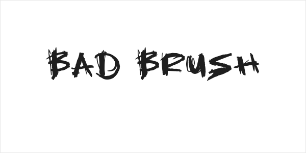 Bad Brush Logo