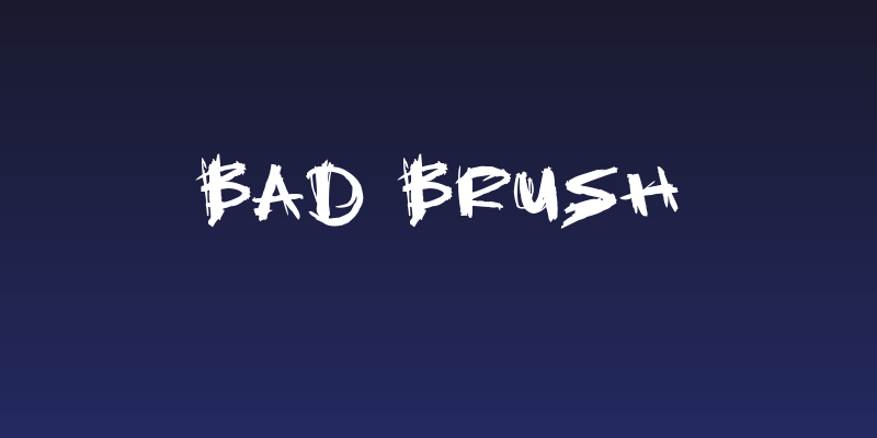 Bad Brush Social Header