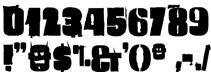 Bad Caligula Font OTHER CHARS