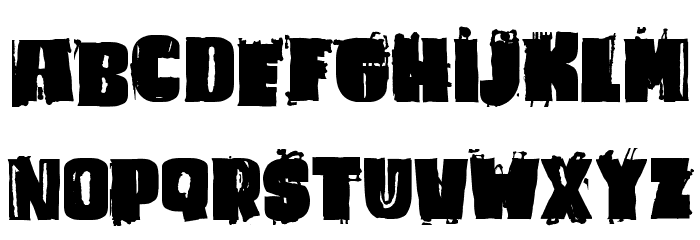 Bad Caligula Font LOWERCASE