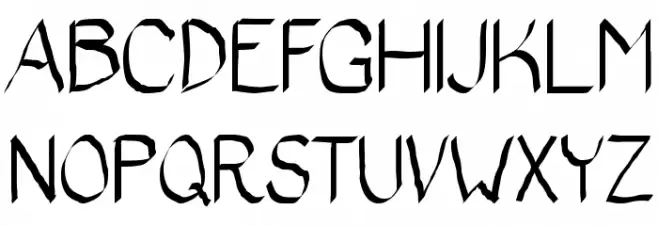 Bad Calligraphic 2 Шрифта ВЕРХНИЙ