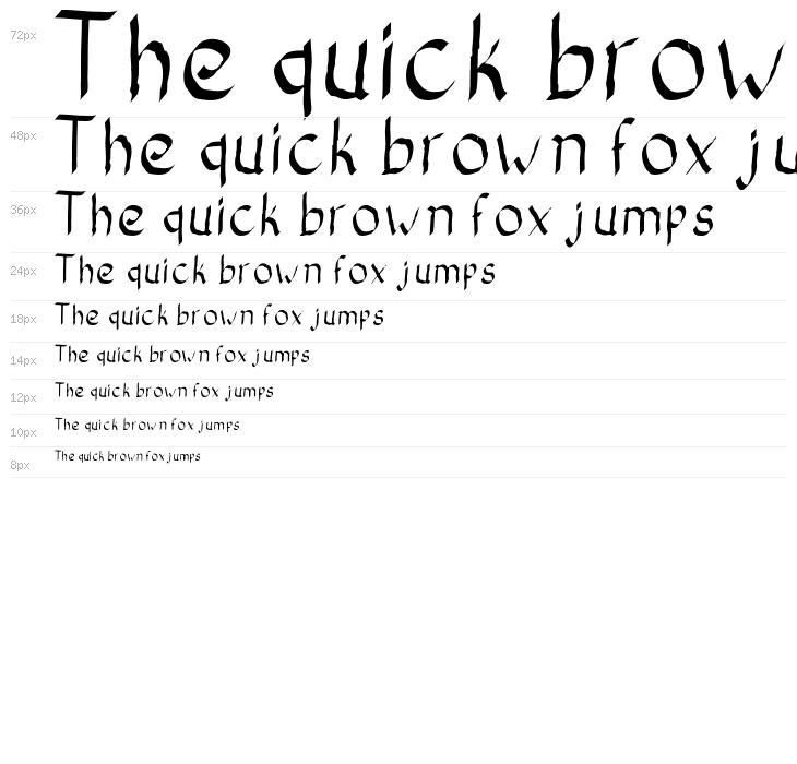 Bad Calligraphic Waterfall