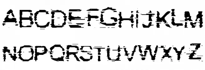Bad Cargo 2.0 Schriftart Groß