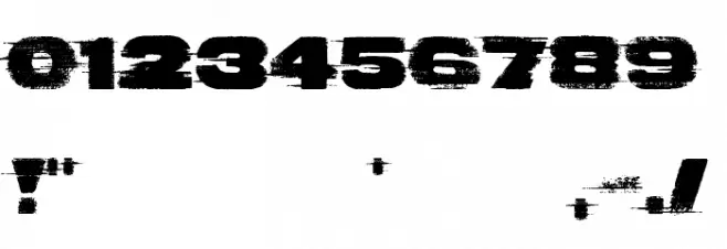 Bad Coma Font OTHER CHARS