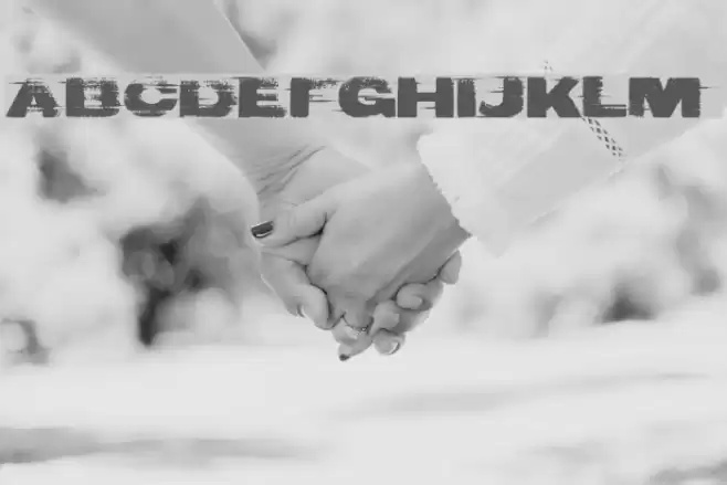 Bad Coma Font examples