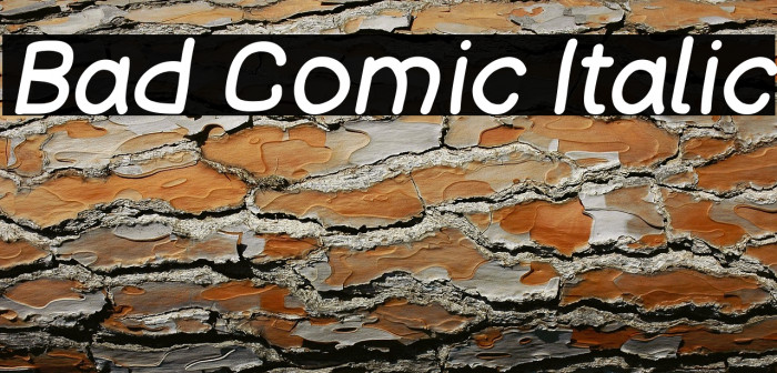 Bad Comic Italic Example 1