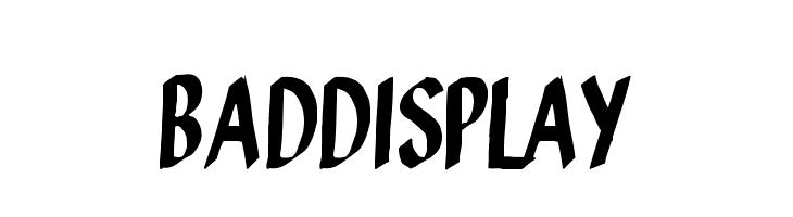 Bad Display 字体