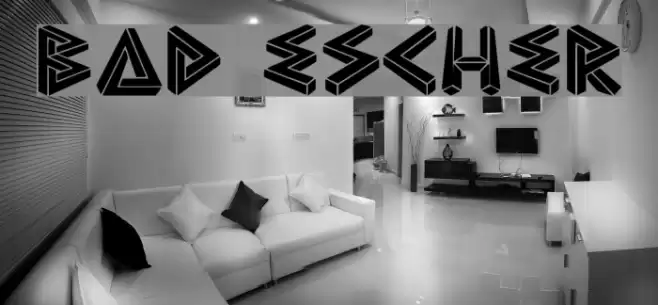 Bad Escher Font examples