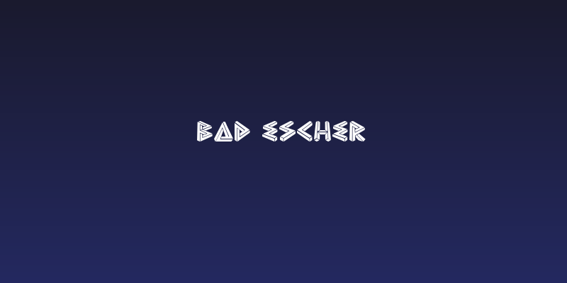 Bad Escher Social Header