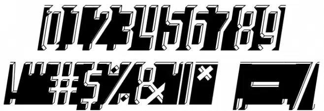 Bad Eyes Italic Font OTHER CHARS