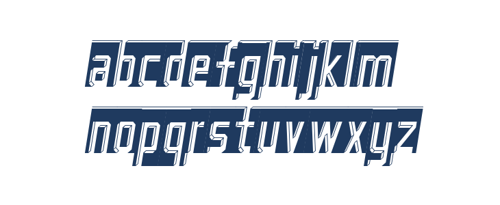 Bad Eyes Italic Lowercase