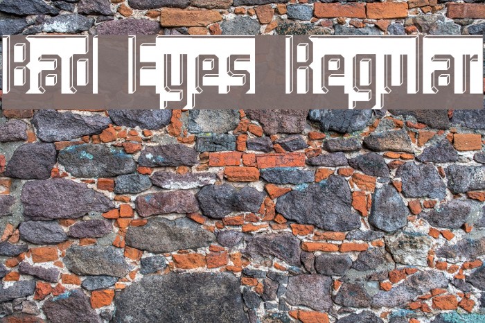 Bad Eyes Regular Example 3