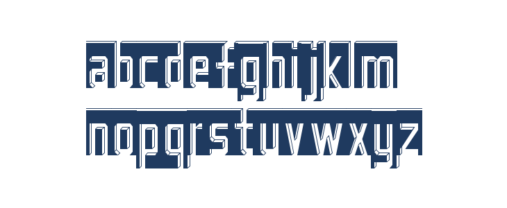 Bad Eyes Regular Lowercase