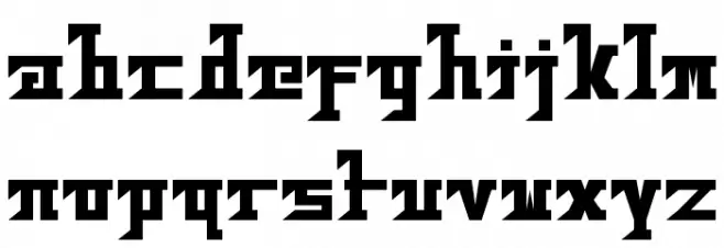 Bad Future Font Litere mici