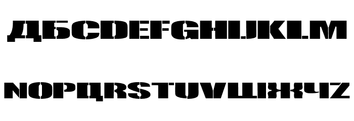 Bad Germans Book Regular Font LOWERCASE