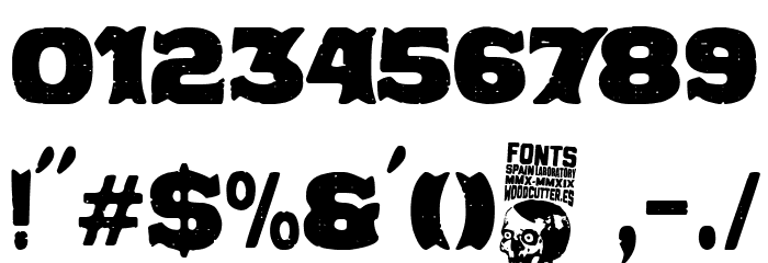 Bad Gringo Font OTHER CHARS