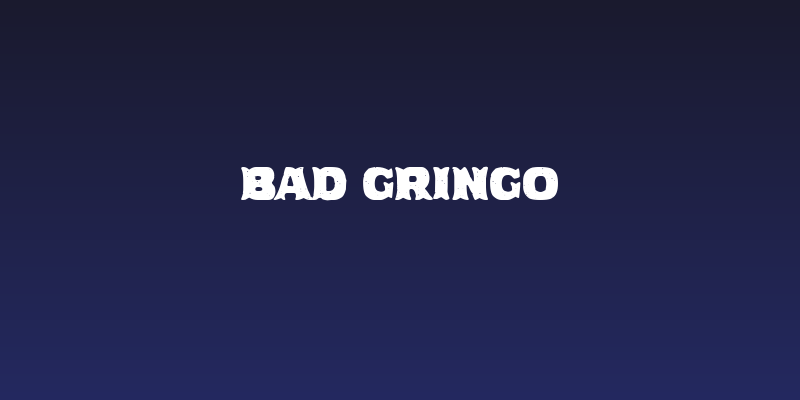 Bad Gringo Social Header