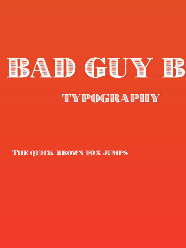 Bad Guy Black Poster