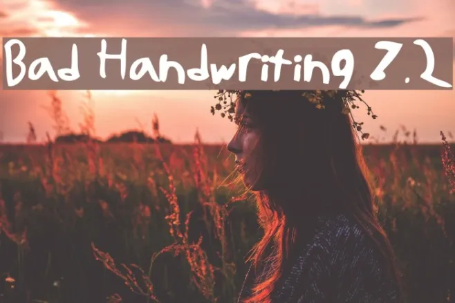 Bad Handwriting 7.2 Example 1