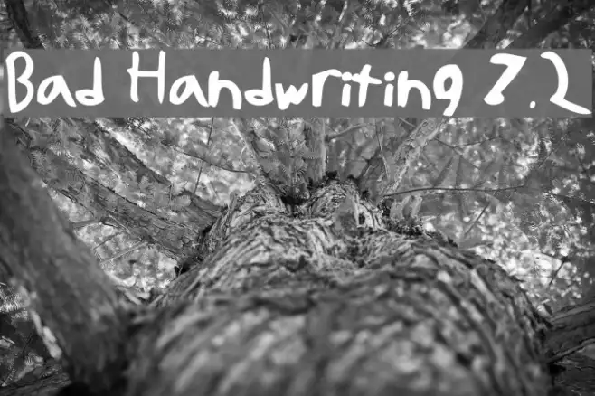 Bad Handwriting 7.2 Example 3