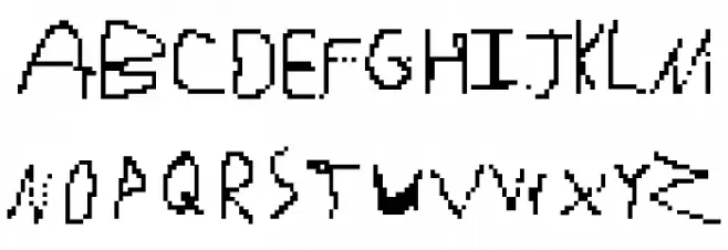 Bad Handwriting Regular Schriftart Groß