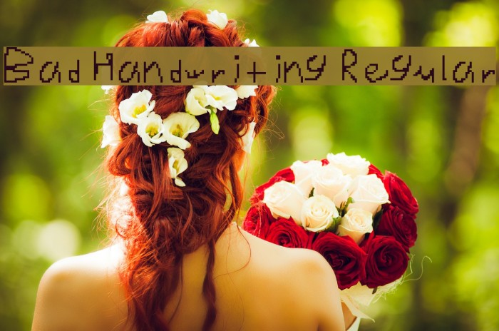 Bad Handwriting Regular Example 2