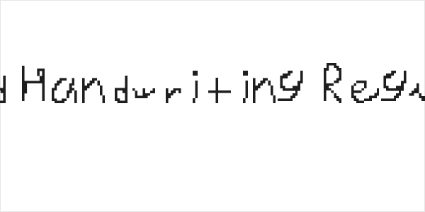 Bad Handwriting Regular Logo