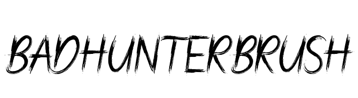 Bad Hunter Brush  Descarca Fonturi Gratis