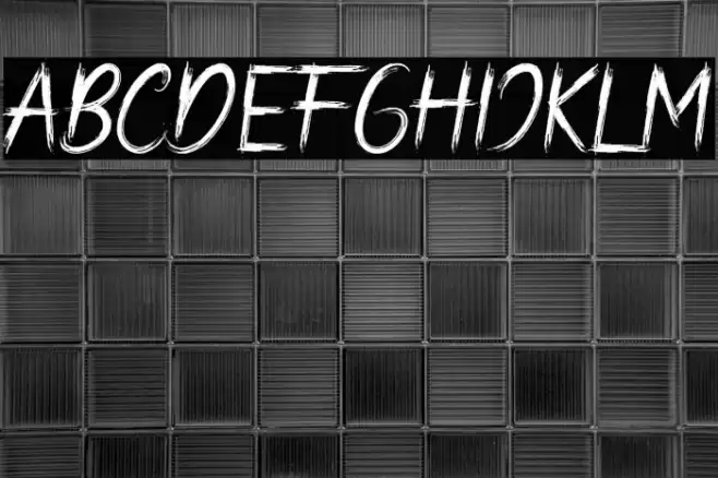 Bad Hunter Brush Font examples