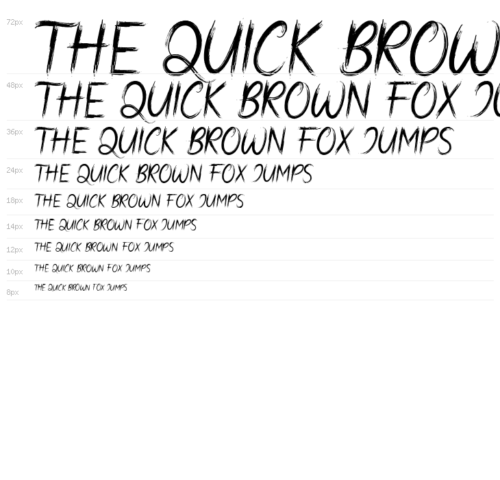 Bad Hunter Brush Waterfall