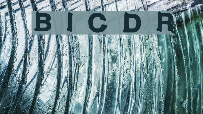 Bad Ice Cream Demo Regular Font examples