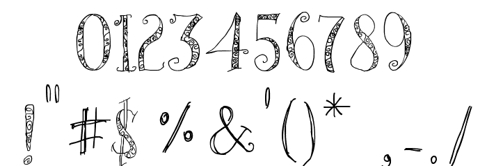 Bad King Font OTHER CHARS