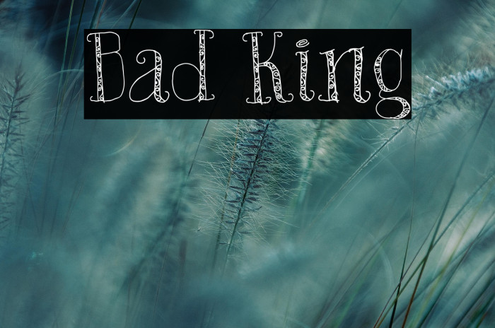 Bad King Example 1