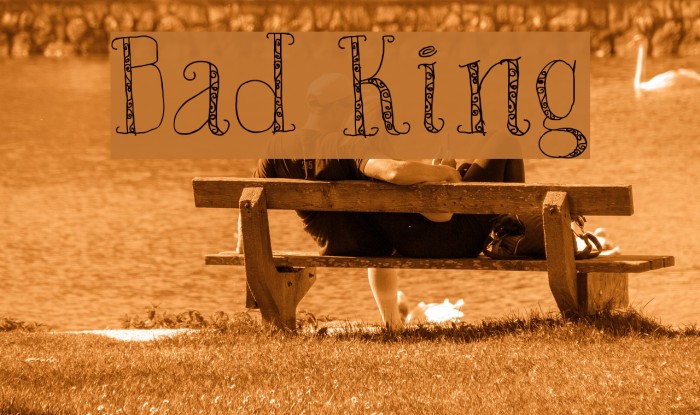 Bad King Font examples